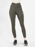 StealthCurve V-Camo Legging in Olive Green