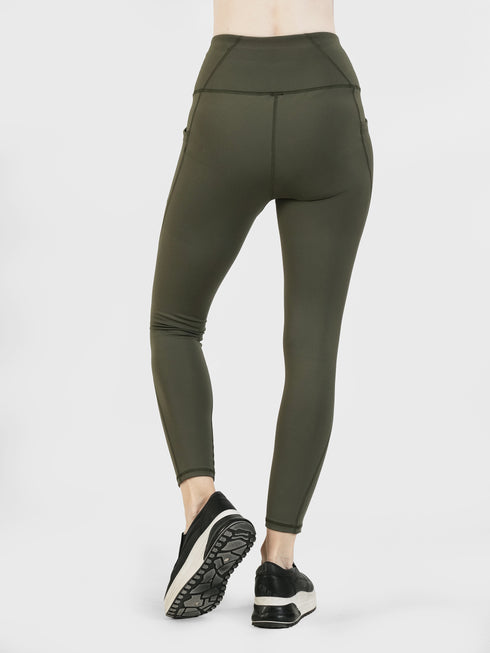 SculptPocket Performance Legging in Olive