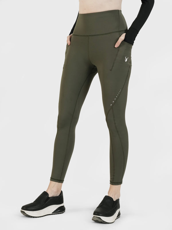 SculptPocket Performance Legging in Olive