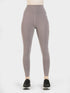 SwiftLine Nylon Performance Legging in Grayish Maroon