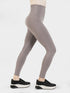 SwiftLine Nylon Performance Legging in Grayish Maroon