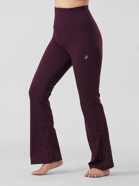Active Flare Legging In Maroon