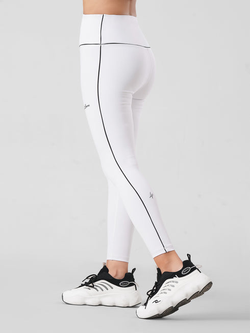 Signature Legging in White