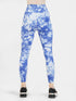 Indigo Wave Cross-Waist Legging in Light Blue