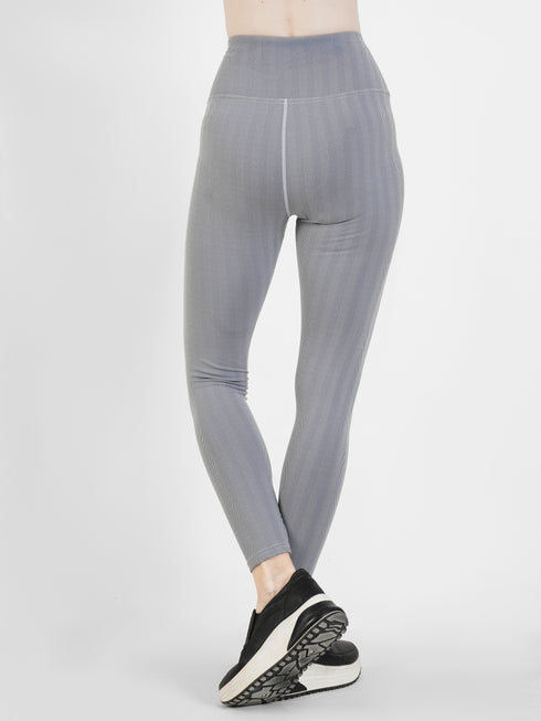 SwiftLine Nylon Performance Legging in Grayish Blue