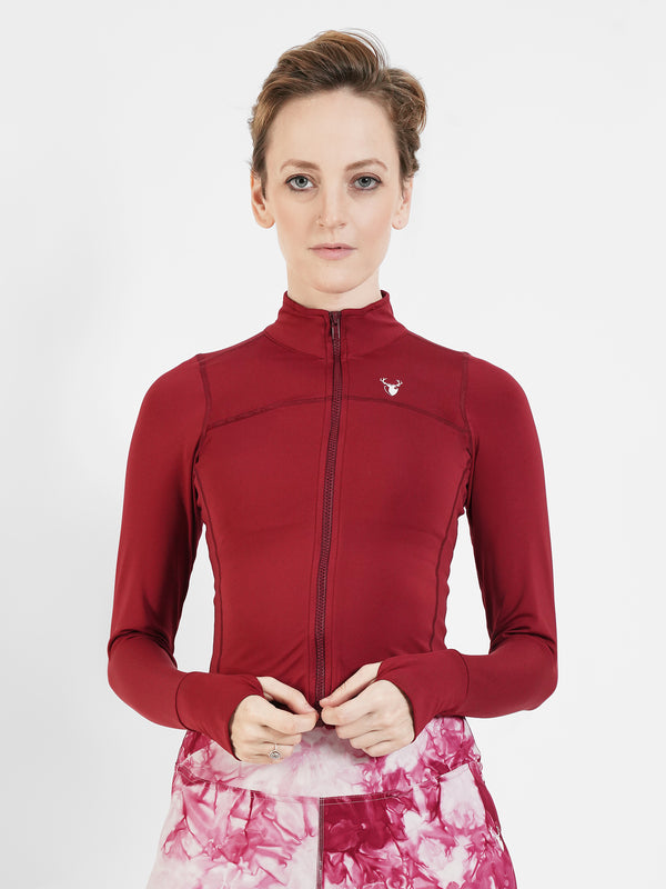UltraForm Performance Jacket in Maroon