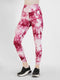 Indigo Wave Cross-Waist Legging in Maroon