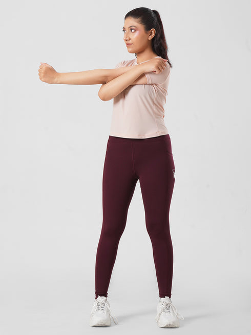 Nylon Super Soft Top in Light Pink