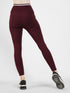 ContourLine Elite Legging in Maroon and White