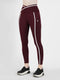 ContourLine Elite Legging in Maroon and White