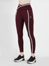 ContourLine Elite Legging in Maroon and White