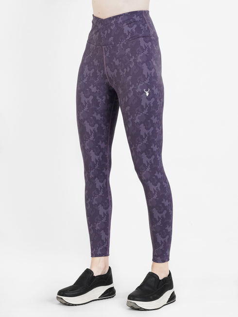 StealthCurve V-Camo Legging in Purple