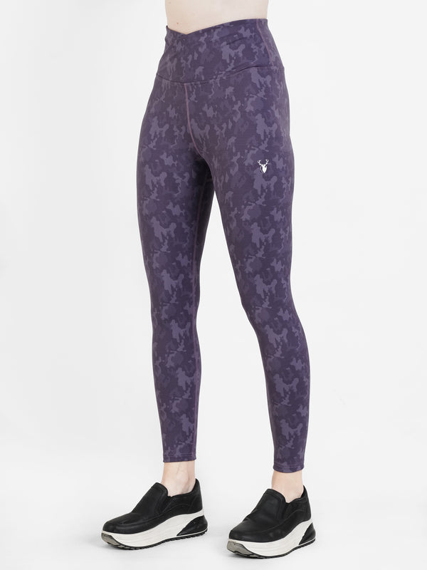 StealthCurve V-Camo Legging in Purple