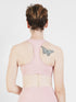 Performance Fixed Padded High Support Sports Bra in Pink