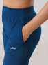 Adapted State High Rise Cropped Joggers in Teal Blue