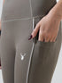 Dust Brown Motion Pocket Legging in Cloud Compression