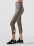 Traction Dust Brown Pocket Capri Legging in Cloud Compression