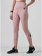Traction Tea Pink Pocket Capri Legging in Cloud Compression