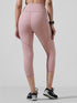 Traction Tea Pink Pocket Capri Legging in Cloud Compression