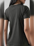 Leera Motion Pleat Performance Tee in Olive