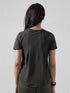 Leera Motion Pleat Performance Tee in Olive