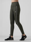 Olive Motion Pocket Legging in Cloud Compression