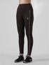 Brown Motion Pocket Legging in Cloud Compression
