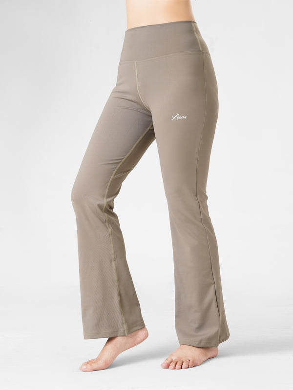Active Flare Legging In Dust Brown