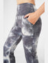 Proactive Pocket Flare legging in Grey Tie & Dye