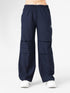 FlowFit Wide Leg Jogger Pants in Navy Blue
