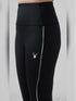 Black Motion Pocket Legging in Cloud Compression
