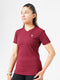 AeroMesh Performance Tee in Maroon