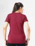AeroMesh Performance Tee in Maroon