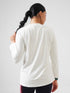 District Loose Fit Long Top in White Vanilla