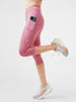 Leera Cropped Capri Pocket Legging in Pink