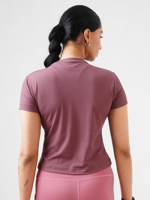 Dull Rose Cropped Active Pair