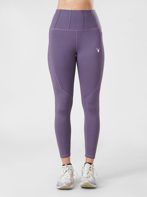 StrideFlex Pocket Legging in Purple