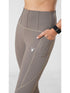 StrideFlex Pocket Legging in Dust Brown