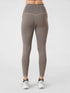 StrideFlex Pocket Legging in Dust Brown