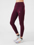 StrideFlex Pocket Legging in Maroon