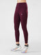 StrideFlex Pocket Legging in Maroon