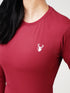 Leera's Maroon Sports Tee