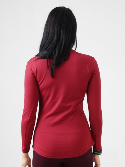 Leera's Maroon Sports Tee