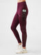 Leera Air Flex Pocket Legging in Maroon