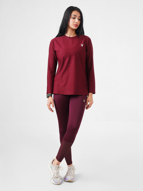 Flex AIR Legging V2.0 in Maroon