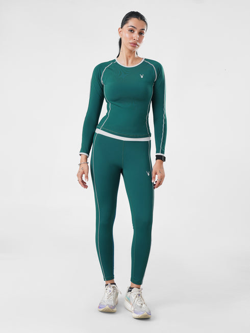 StrikeLine Training Legging in Teal Green