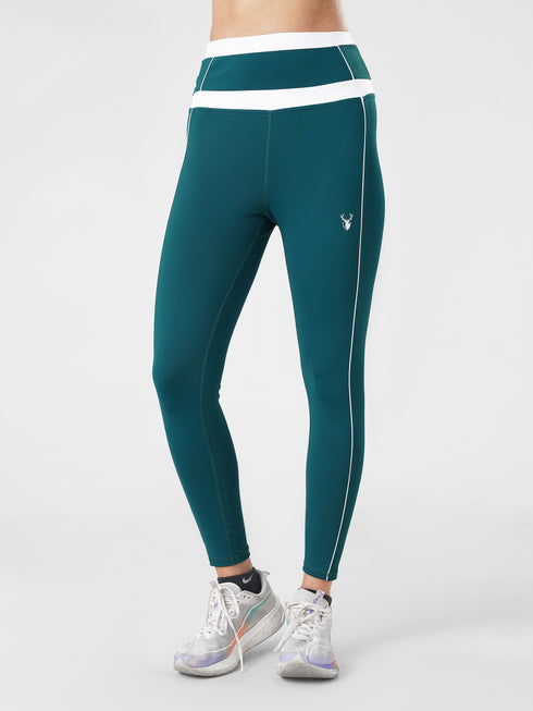 StrikeLine Fitted Training Active Pair in Teal Green