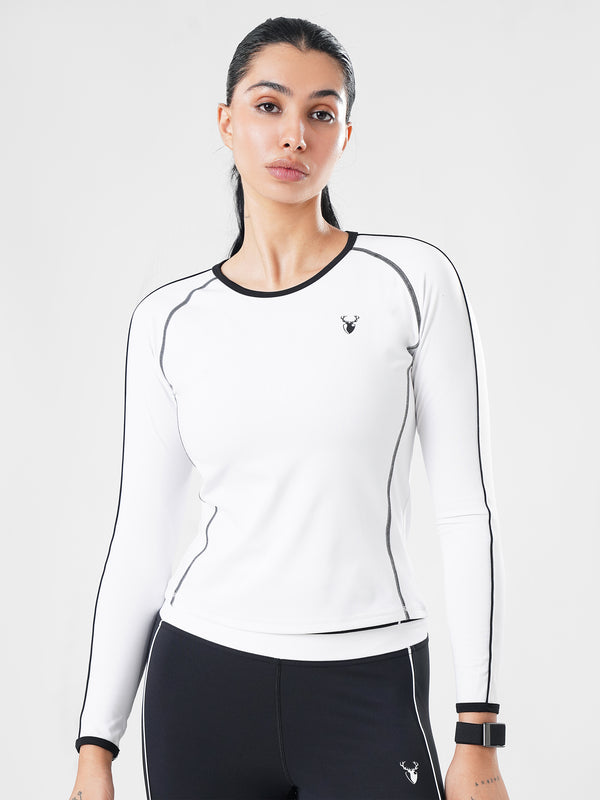 StrikeLine Fitted Tee in White