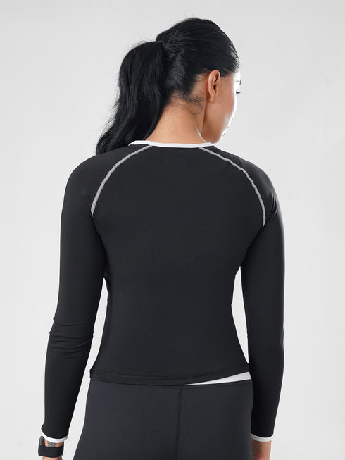 StrikeLine Fitted Tee in Black