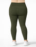 Leera Basic Legging in Olive (Plus Size)